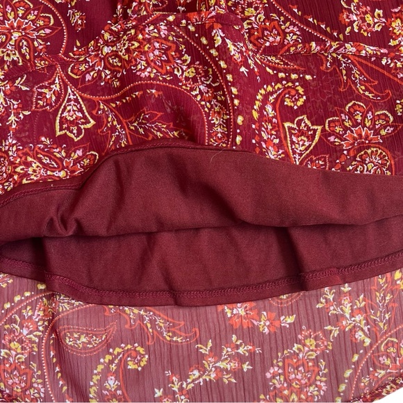 St. John’s Bay Boho Style Tunic Blouse Sheer Sleeves Sz 1X - Picture 4 of 9